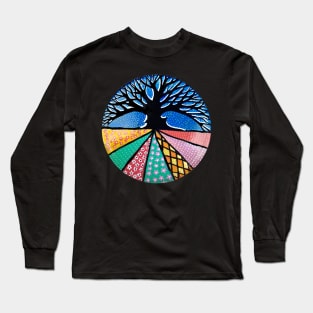 Gothic Tree by LowEndGraphics Long Sleeve T-Shirt